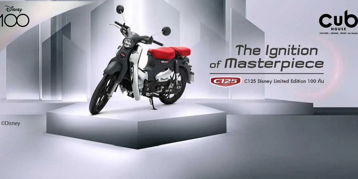 紀念Disney創立100週年且限量100台!Honda Super Cub C125 Disney Limited Edition登場