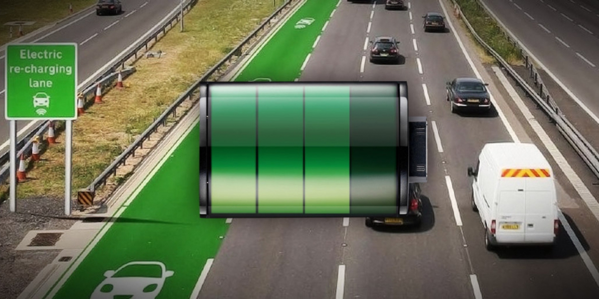 邊開邊充。英國充電高速公路