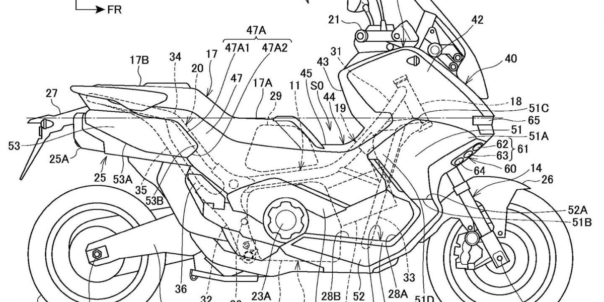 上繞排氣管超帥 動力可望升級?下一代Honda X-ADV專利圖流出
