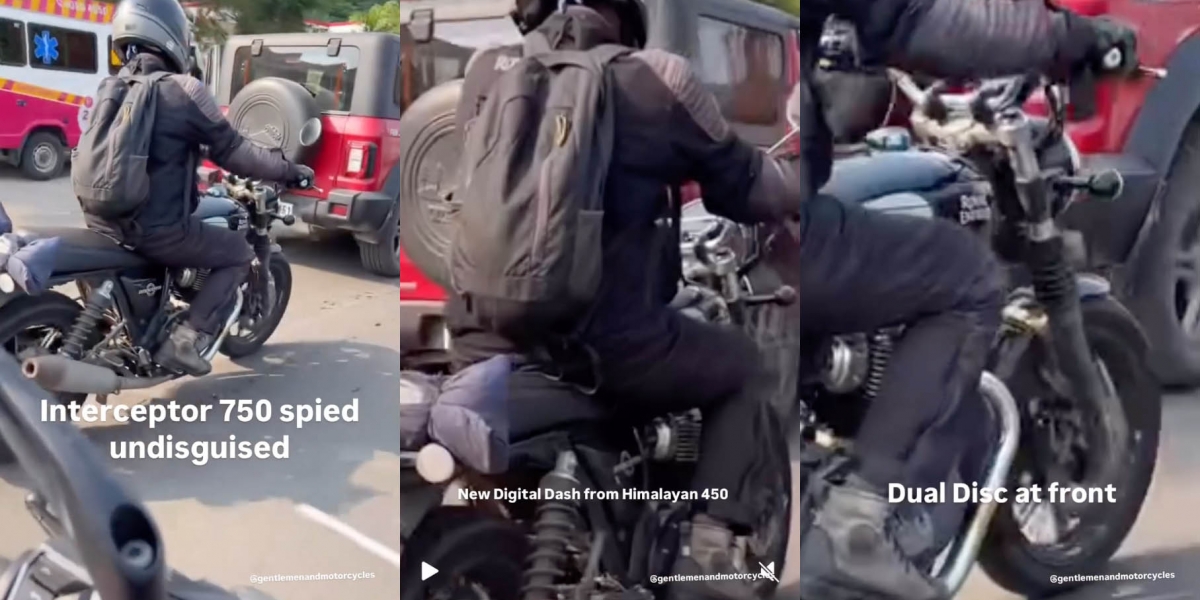 750c.c.雙缸、50匹馬力、圓形TFT儀表!Royal Enfield Interceptor 750 測試車曝光