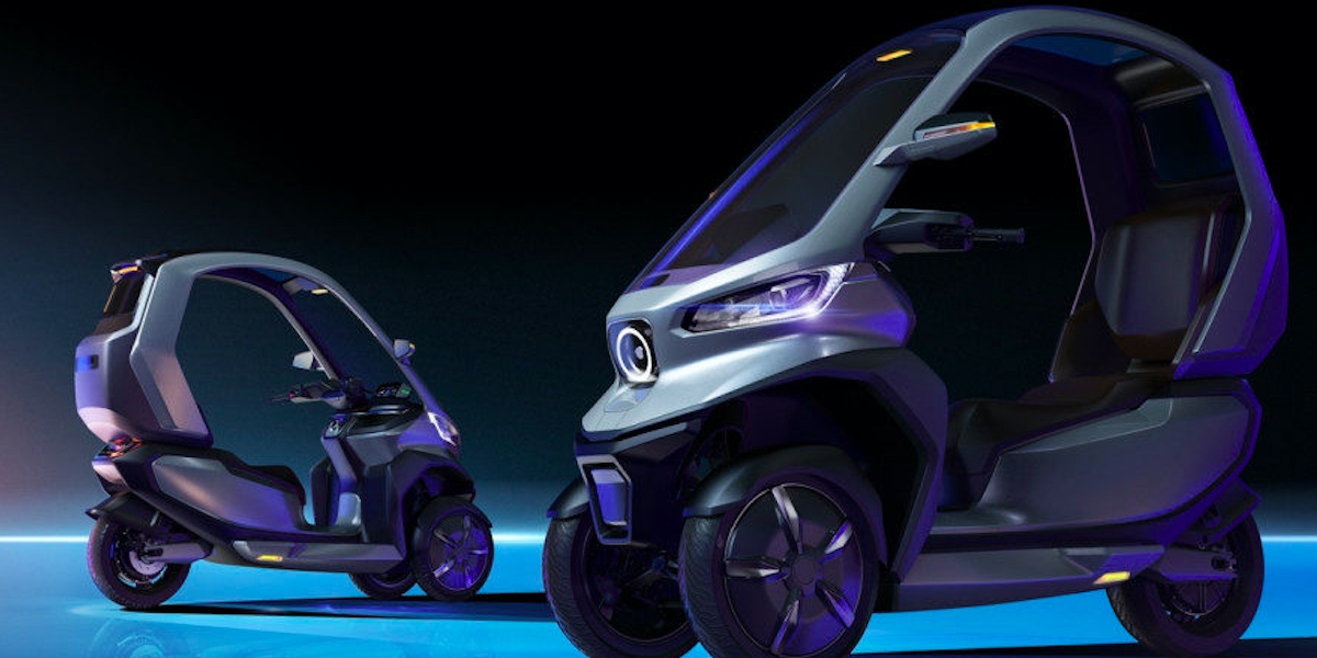 具備Level 2自動駕駛!小牛在CES展發表「TQi 三輪電動車」。