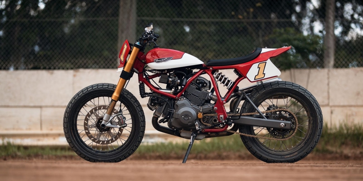 美國泥地賽車市售版。DUCATI Pro Street Tracker by FULLER MOTO