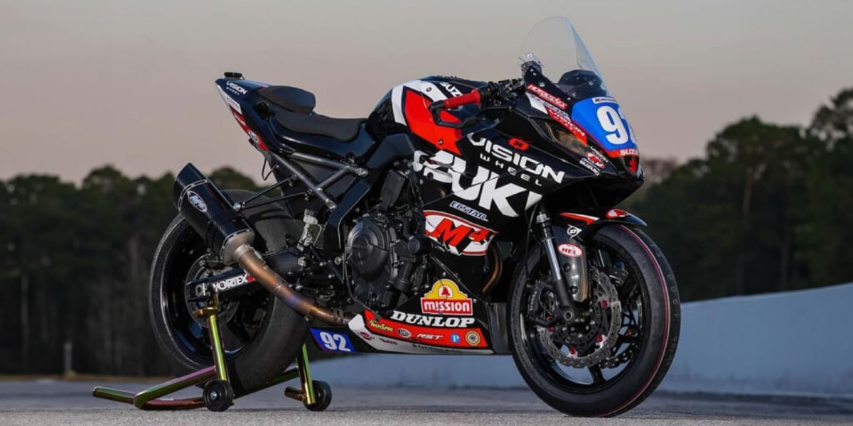 Vision Wheel M4 ECSTAR Suzuki 美國雙缸杯 GSX-8R 賽車塗裝亮相!