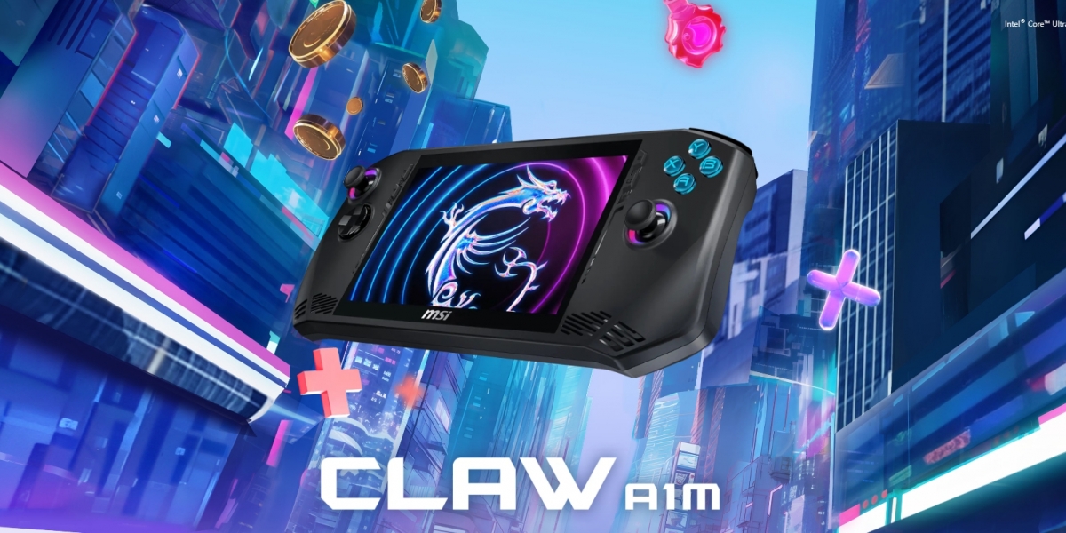 MSI Claw: 搭載 Intel Core Ultra 處理器、7吋Full HD、120Hz螢幕、2小時高畫質續航、30分鐘50%快充的遊戲掌機!