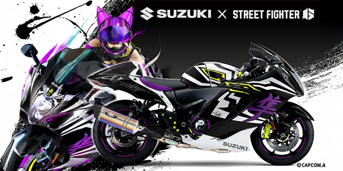 韓蛛俐暴力降臨！SUZUKI 推出《快打旋風 6》聯名版 Hayabusa 噴發惡女本色