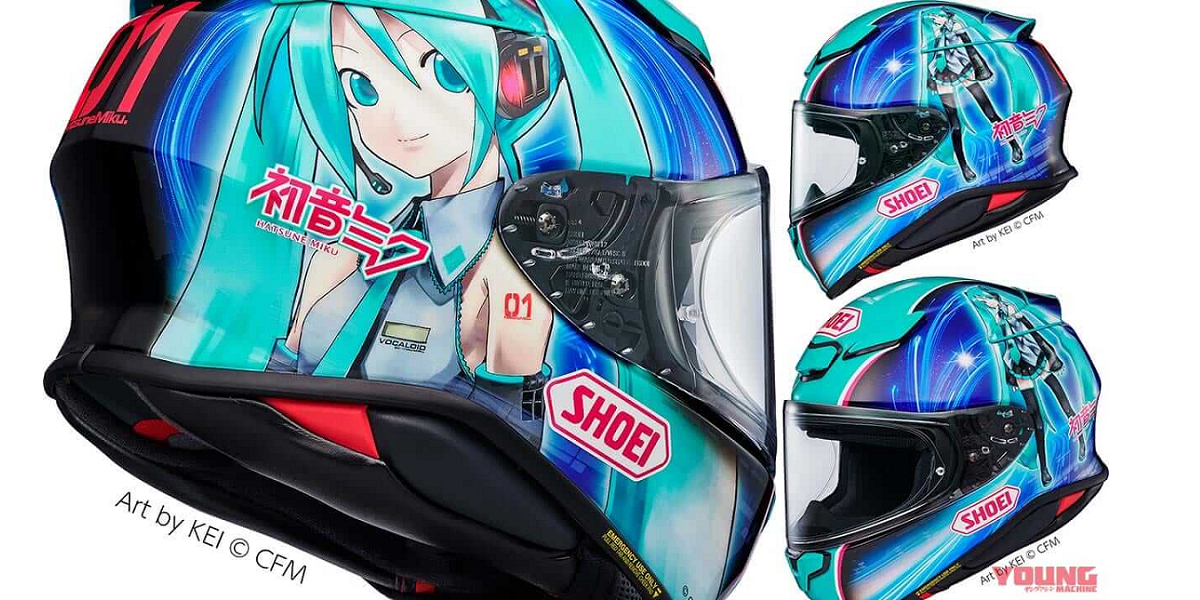 是時候展現你對VOCALOID的愛了!Shoei Z-8 初音未來塗裝將於今年8月正式販售