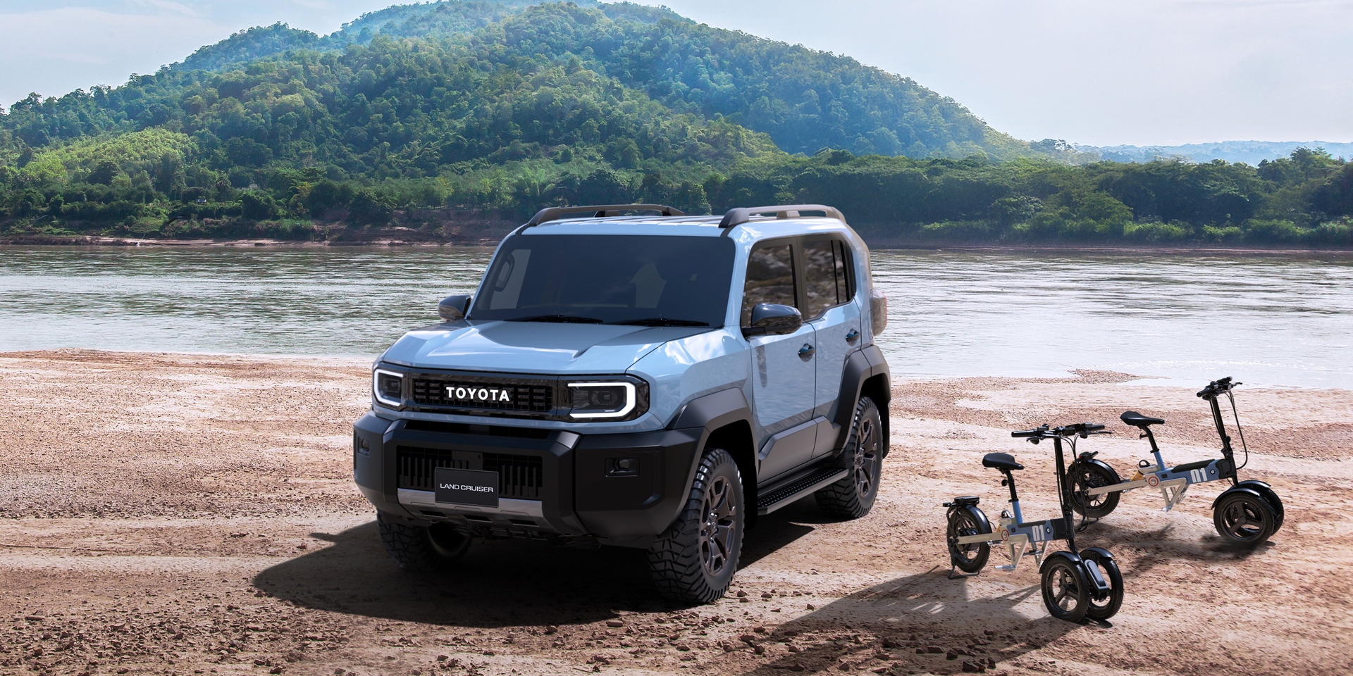 塞進後行李箱的三輪越野電車！Toyota Land Hopper 概念發表 跟 Land Cruiser 一起出門越野去