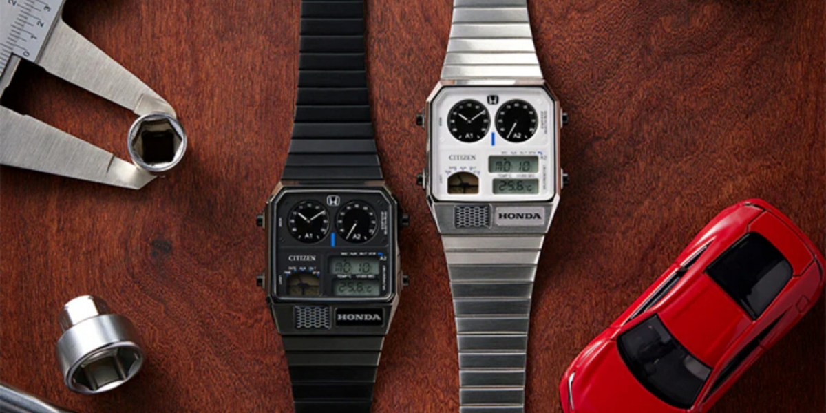 慶祝經典跑車復活！Honda x Citizen 推出 Prelude 限量雙顯腕錶，滿滿 80 年代 JDM 浪漫