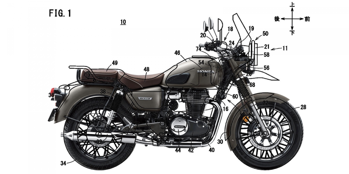 Honda準備把CB350變Adventure?跨界老山車專利圖曝光!