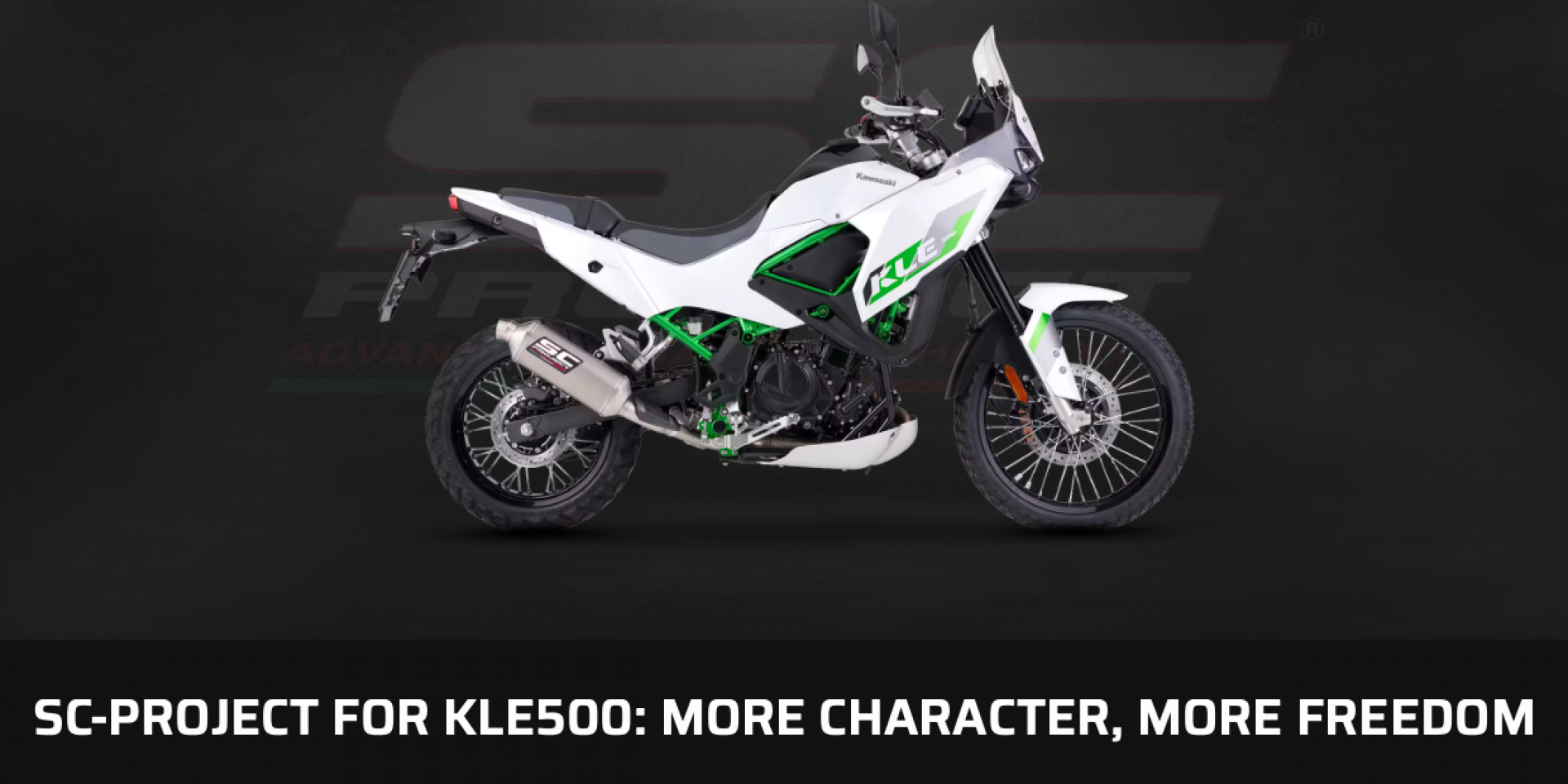 Kawasaki KLE500 迎來 SC-Project 排氣管，五款鈦合金與碳纖維選項