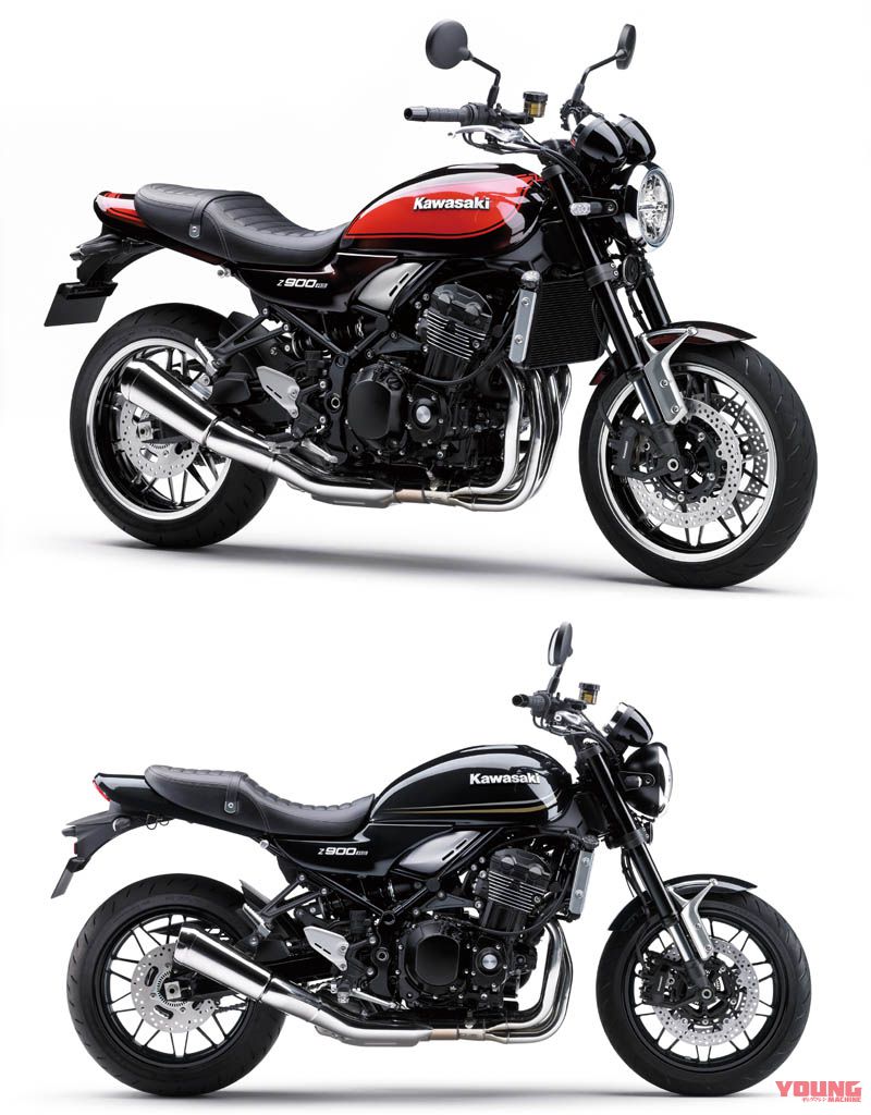 19年式Z900RS依舊維持現有的兩種顏色，其中上圖的火之玉配色更是當年KAWASAKI Z1的經典配色