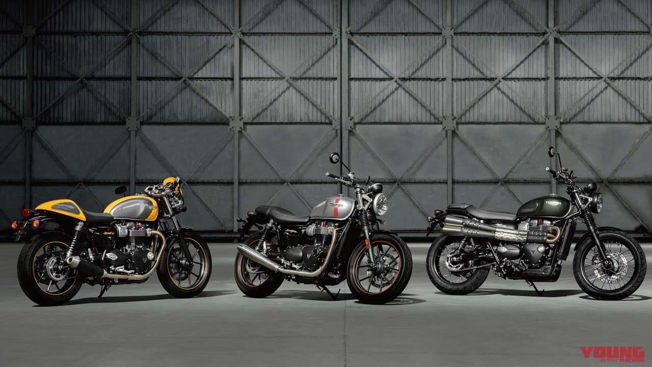 TRIUMPH旗下也有相當多的共構復古車型