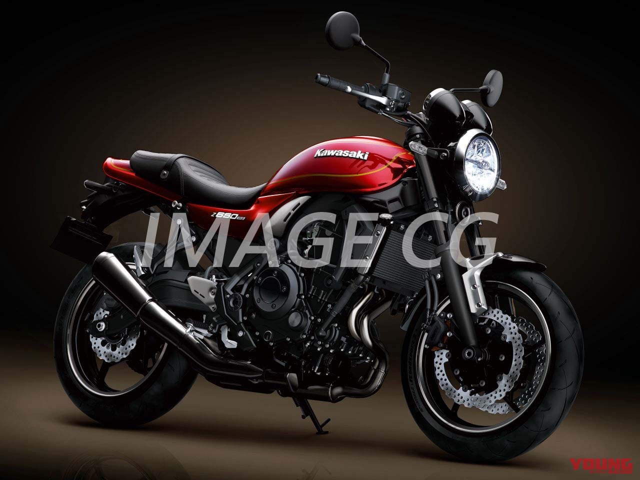 日本媒體Young Machine製作的最新Z650RS CG預測圖