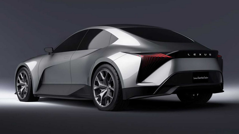 光從車尾外型便能感受Electrified Sedan Concept在性能上絕非泛泛之輩