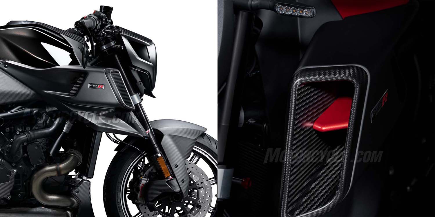 全車使用超大量的碳纖維車身鈑件打造