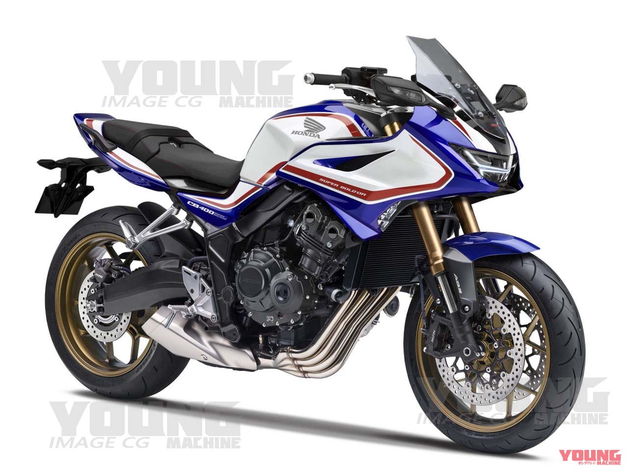 儘管換上全新的造型，日媒還是製作了CB400 SB的預測圖