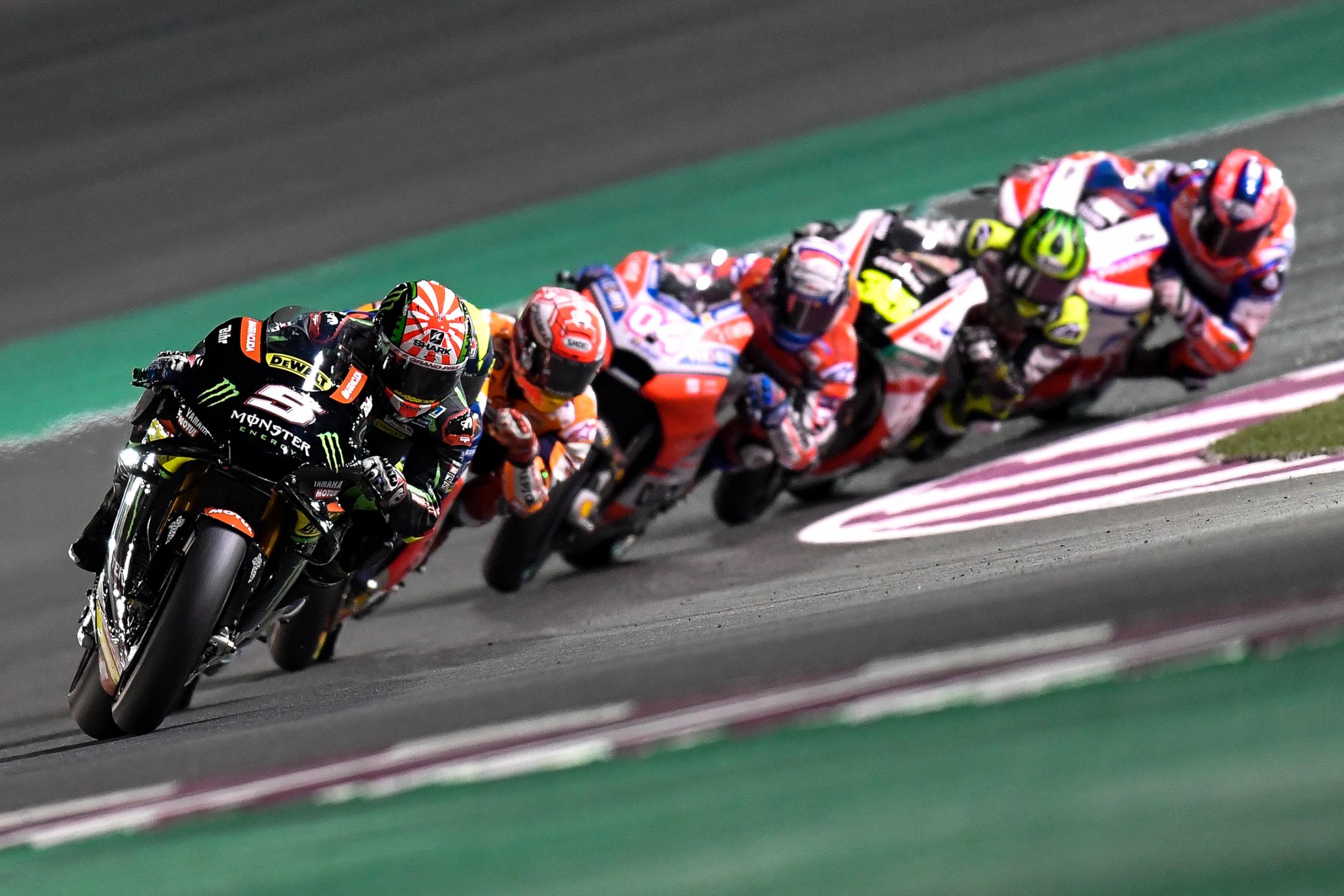 Zarco肯定是今年話題多多的人物了，從去年卡達站的摔車陰影到今年的領跑，最終輪胎耗盡落敗，可以看見這位年輕法國車手的進步，相信Zarco持續這樣的優異表現，肯定會對今年的冠軍寶座帶來許多衝擊！