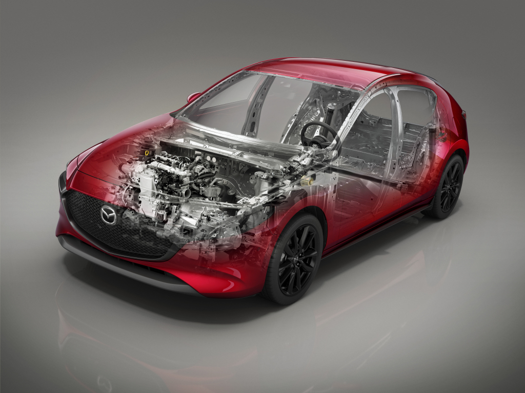 第四代Mazda3採用了新的Skyactiv-Vehicle Architecture車體架構