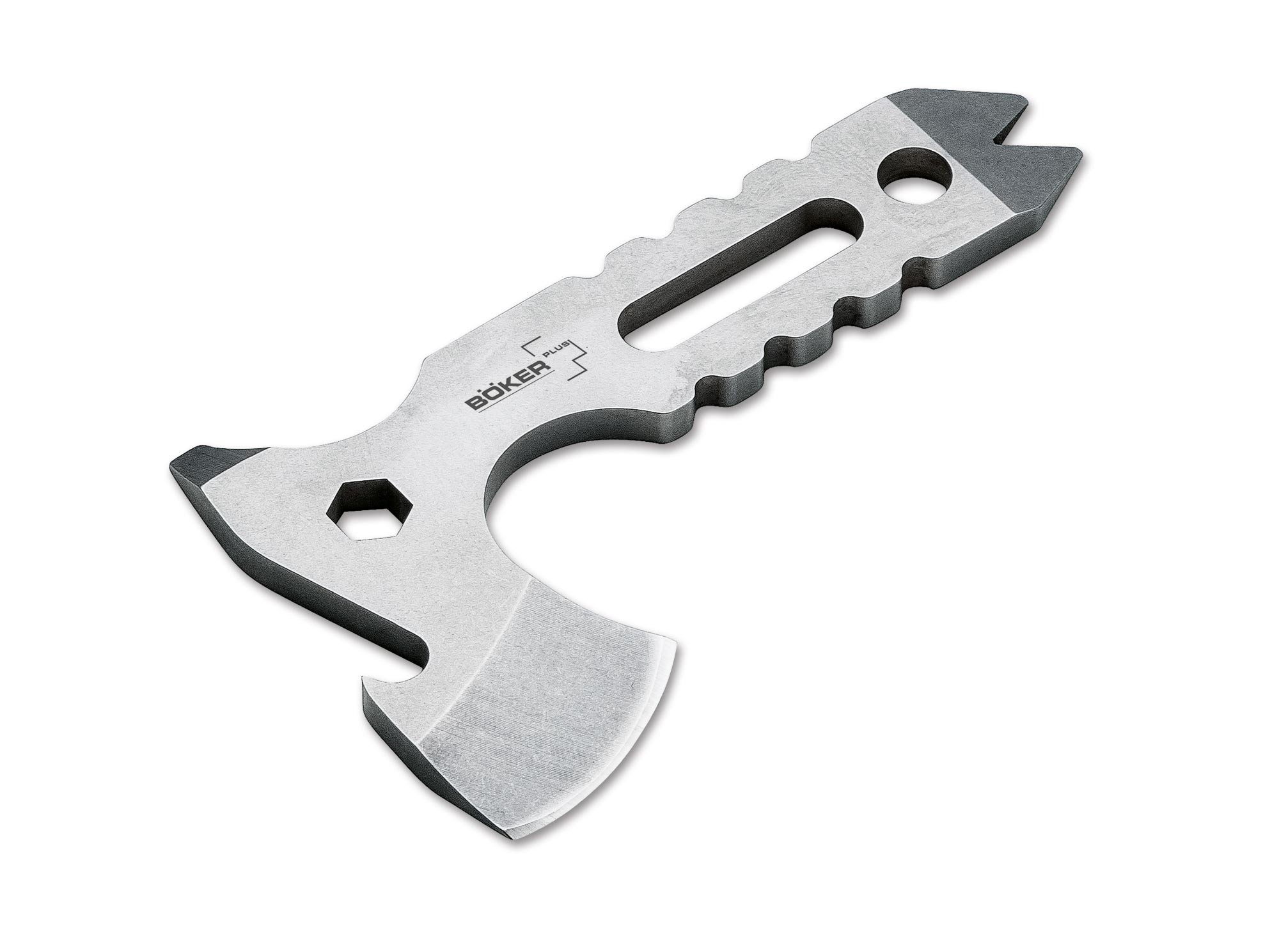 斧型隨身工具造型特殊，體積小卻具備多種功能