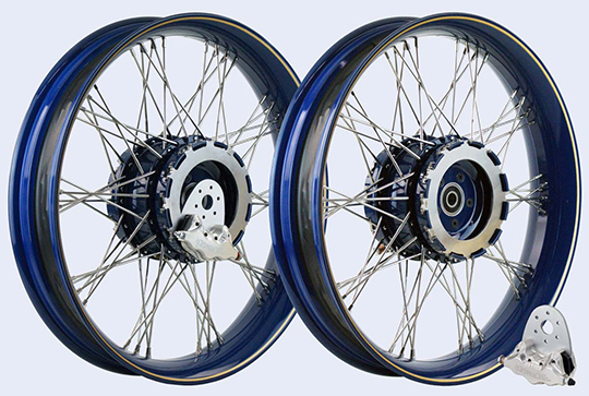 比起傳統結構,這個系統剎車時的陀螺效應只有原來1/3不到,而且重量更輕