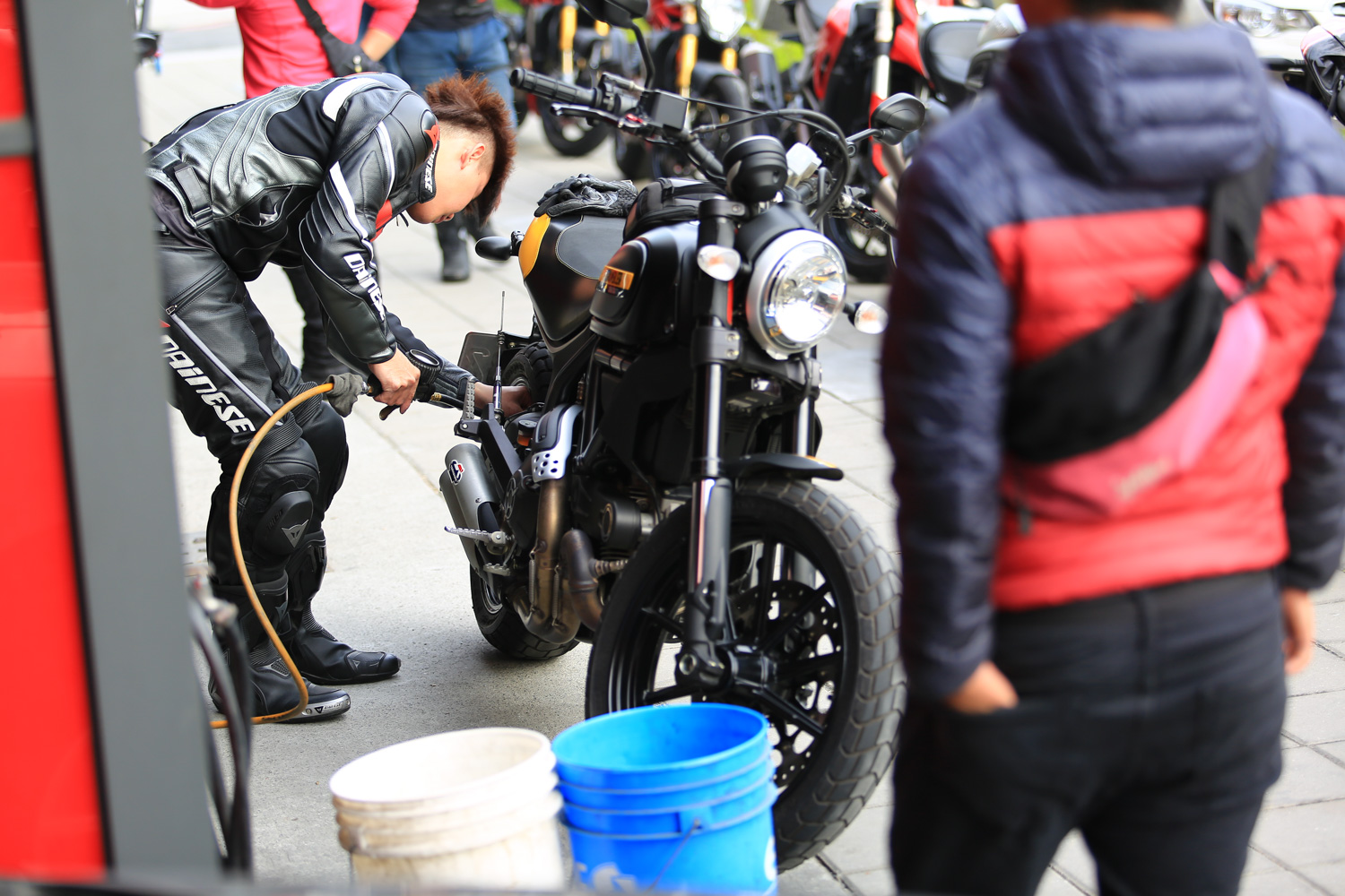 行前基本保養巡視當然是不可少的