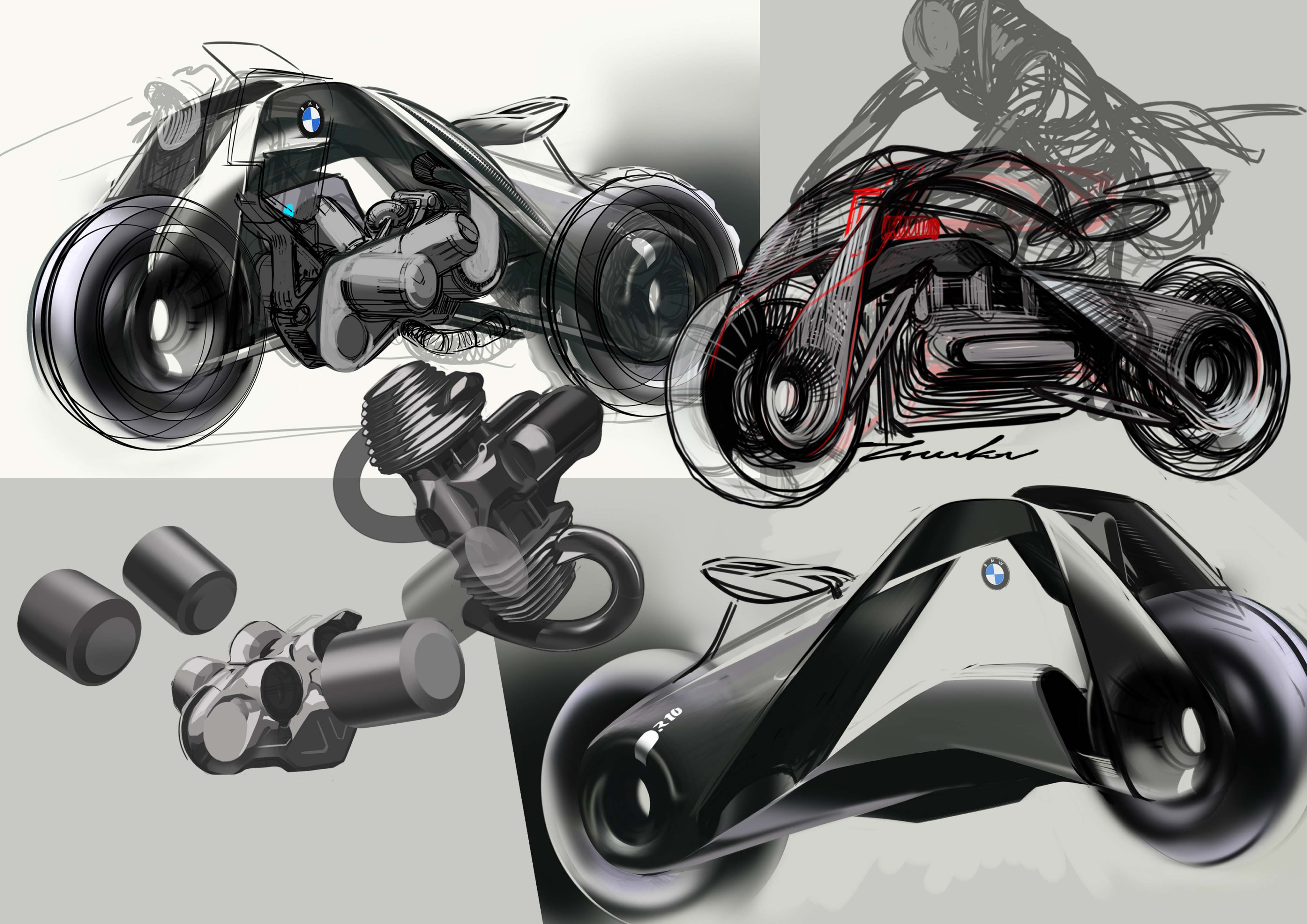 以下個一百年為概念,BMW Motorrad Vision Next 100就此誕生