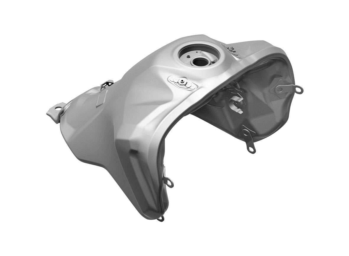 本田之前在歐洲申請的專利文件中有一個新油箱,估計就是給CRF1000L 所用