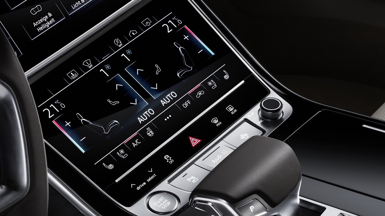 Audi新世代的高階車款也採用這樣的設計,也算是比較好用的形式