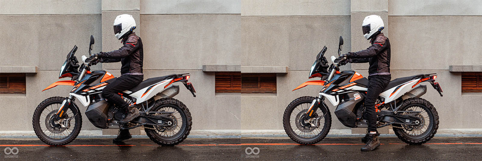 880mm座高,對於新手來說略有壓力,圖中騎士身高180cm