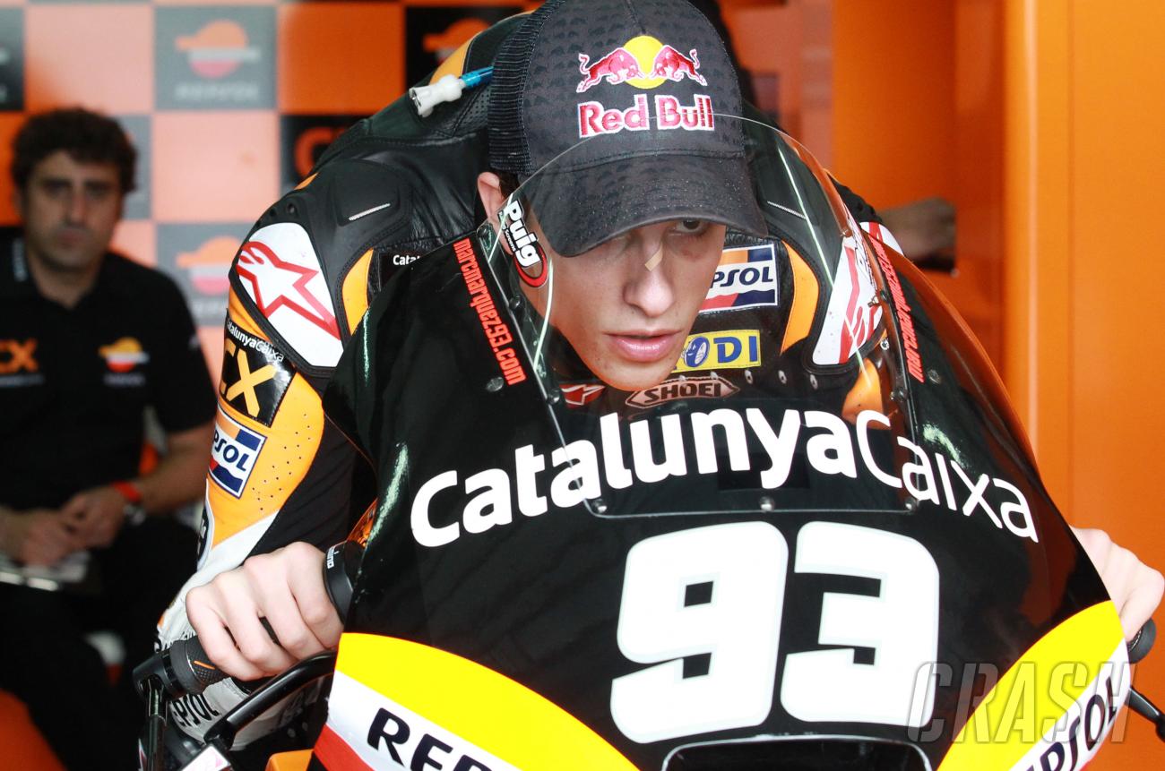 2011年Moto2時期Marc Marquez就曾因為摔傷出現過複視問題