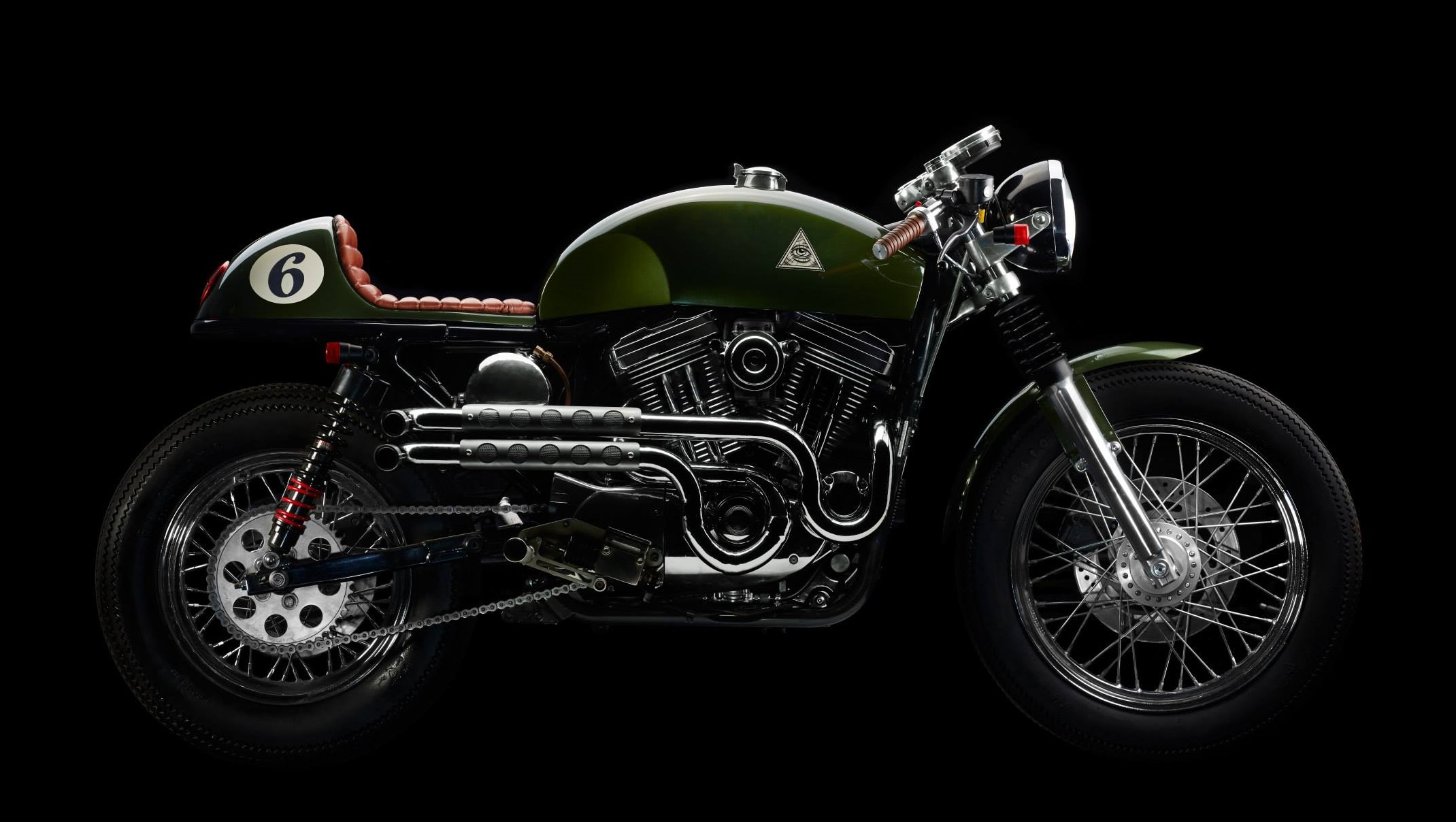 哈雷的可塑性比你想像要來得高，這是由Sportster 改來的cafe racer