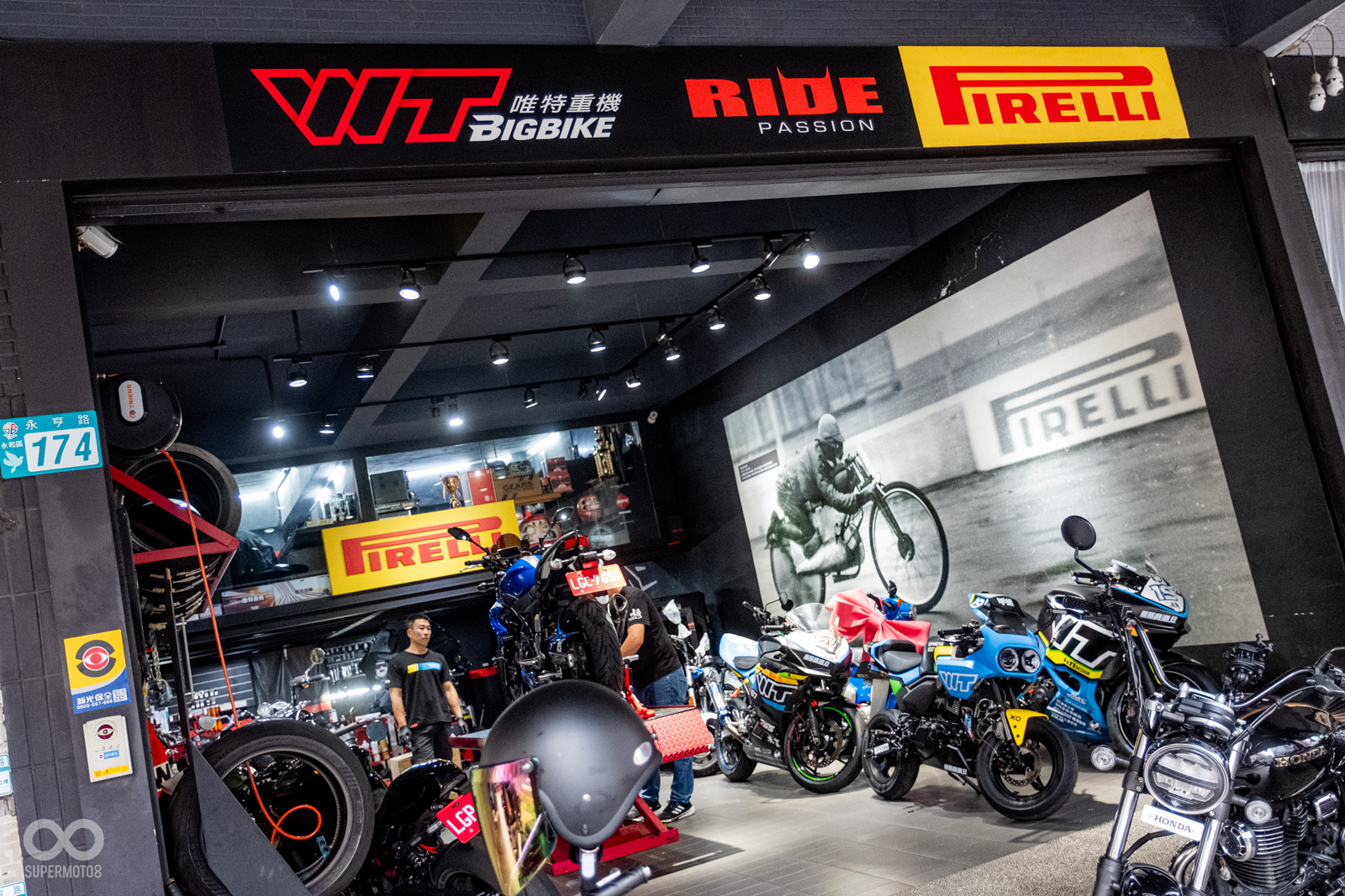 唯特重機的店面非常整潔乾淨,給人的第一印象滿分!