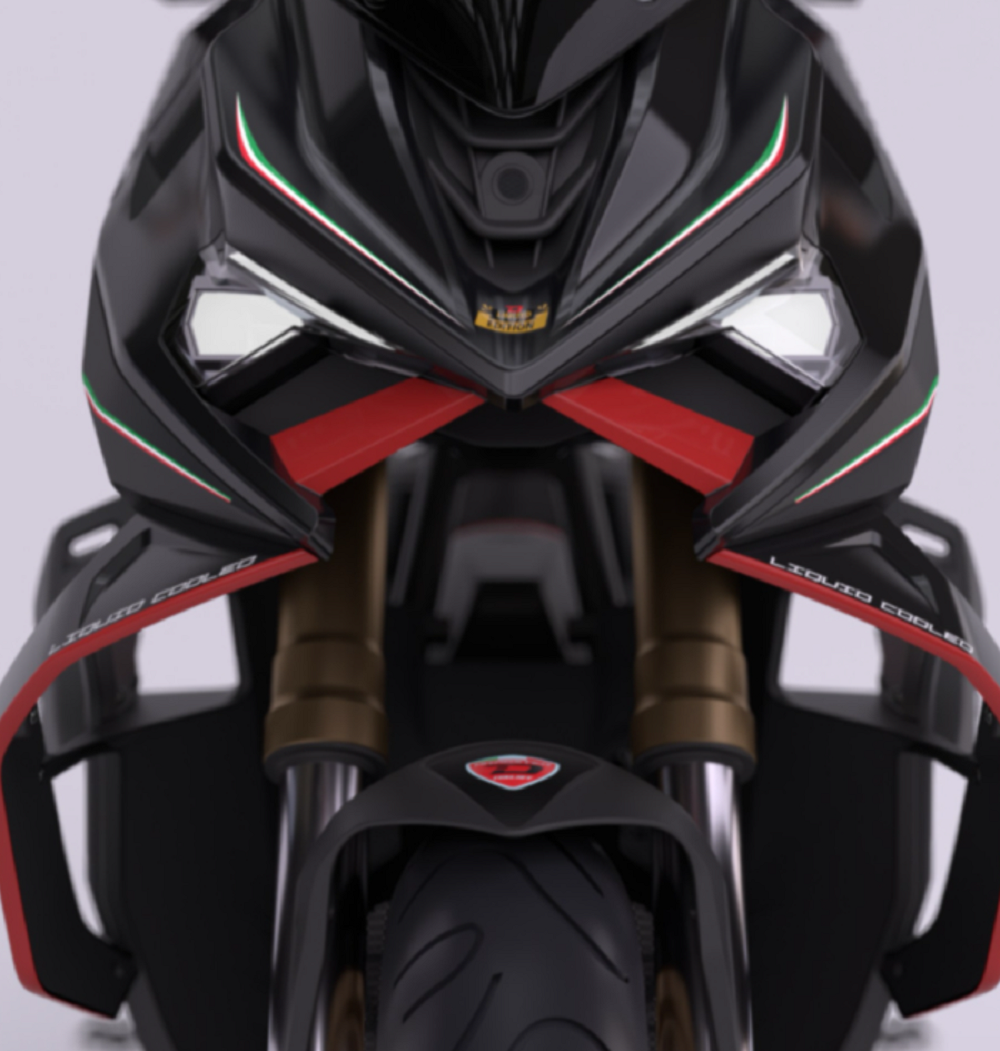 車頭同樣採用了大膽的造型設計