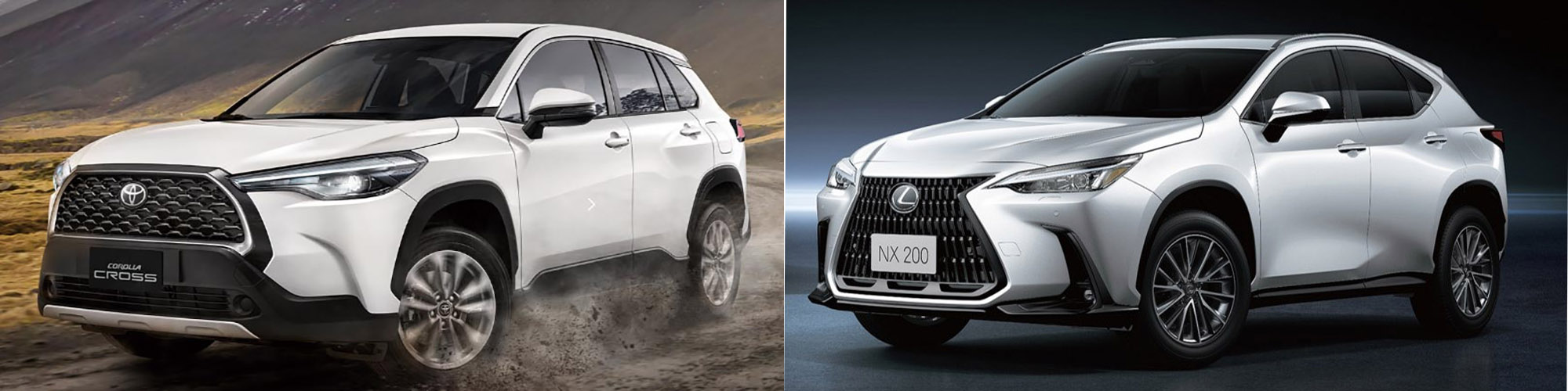 Toyota的Corolla Cross和Lexus的NX系列在台灣市場2月份的銷售成績取得了第一名及第三名的名次。