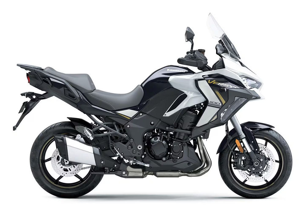 2025年式的Kawasaki Versys 1100提供了相當高調的白色塗裝