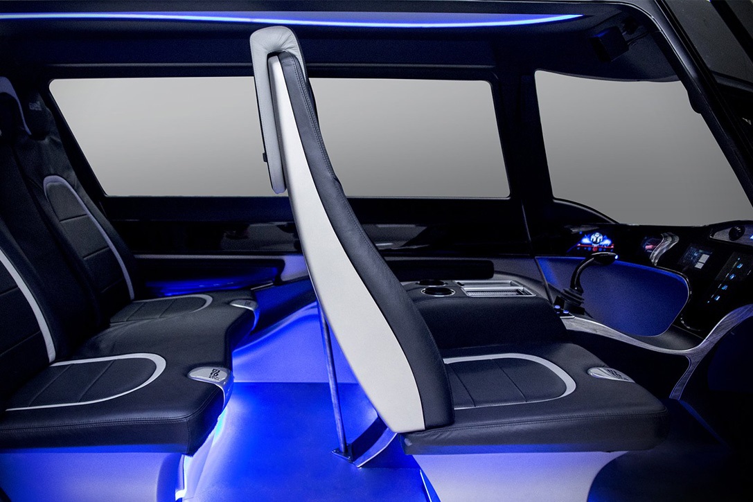 這款概念計程車具有標準四個座位