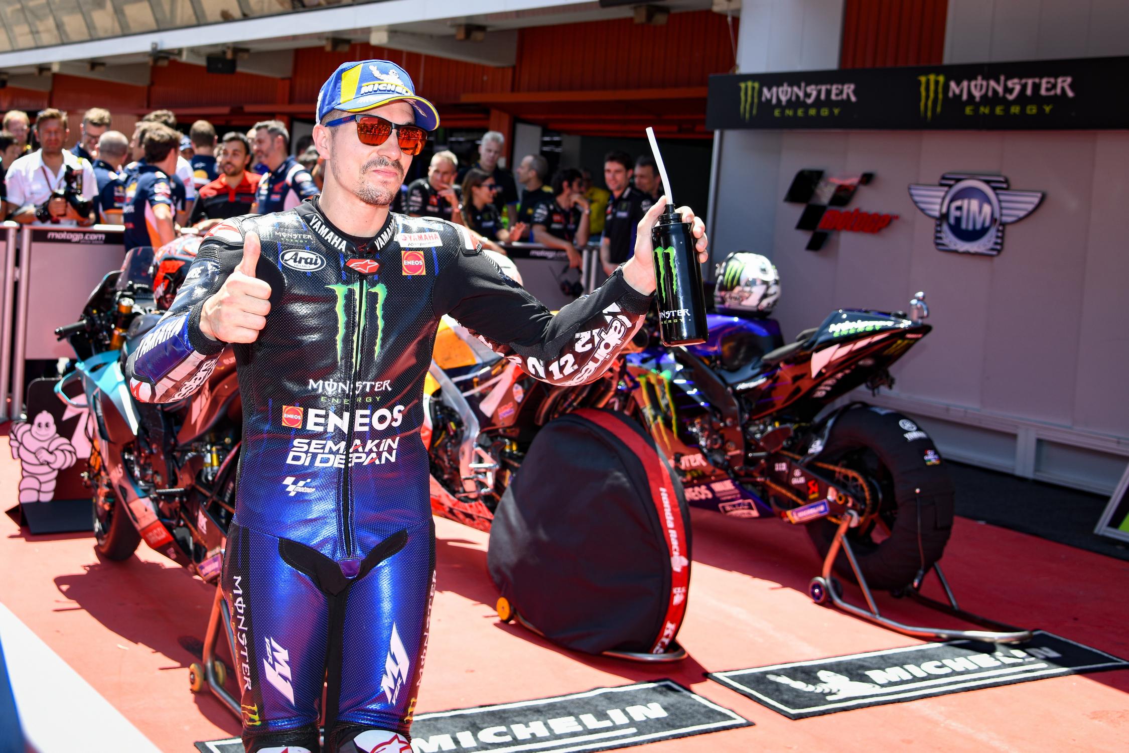 Vinales把排位賽的好狀況帶到正賽，起跑大進步。