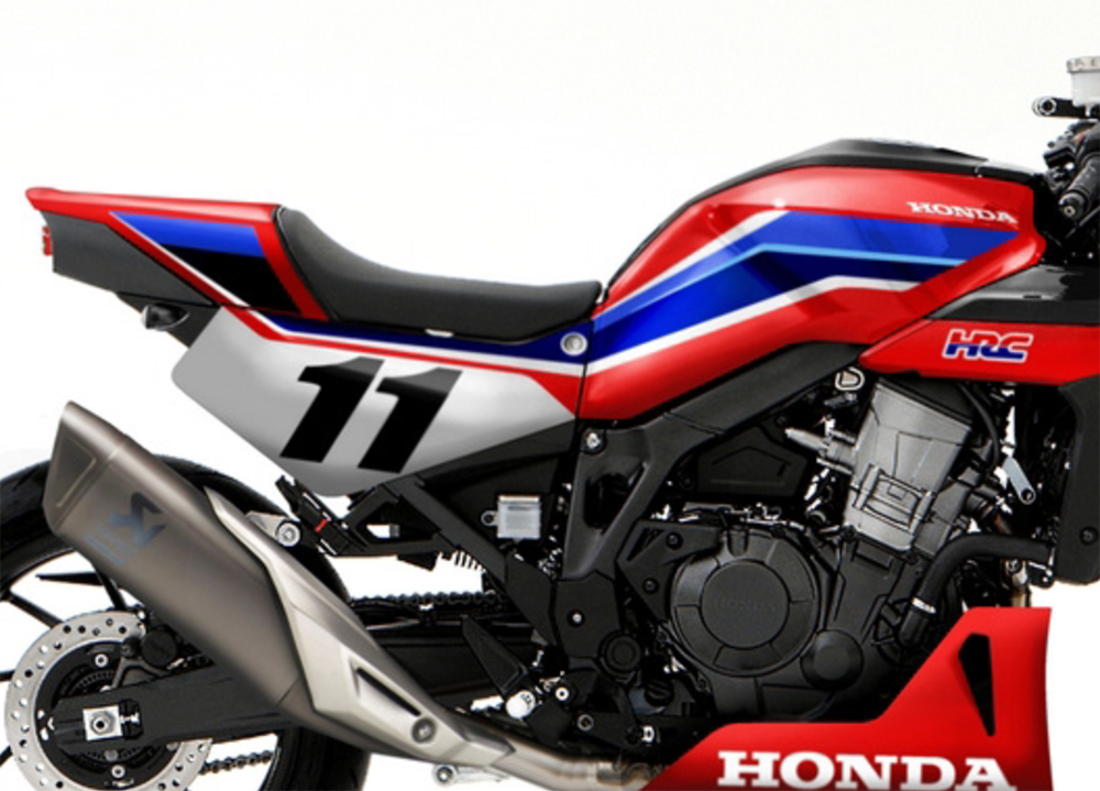 透過側蓋遮擋掉車架叫醜的線條，車尾加入單座蓋和蠍子管