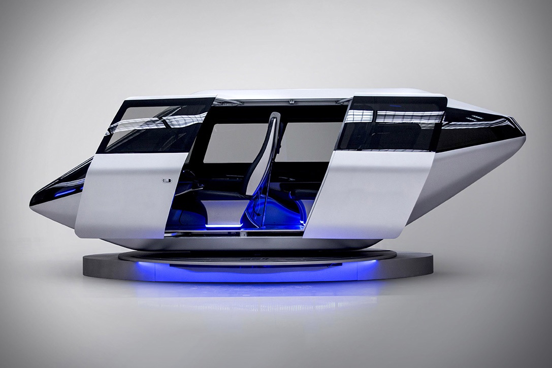 貝爾帶來一種新的概念計程車,而且是會飛的計程車。