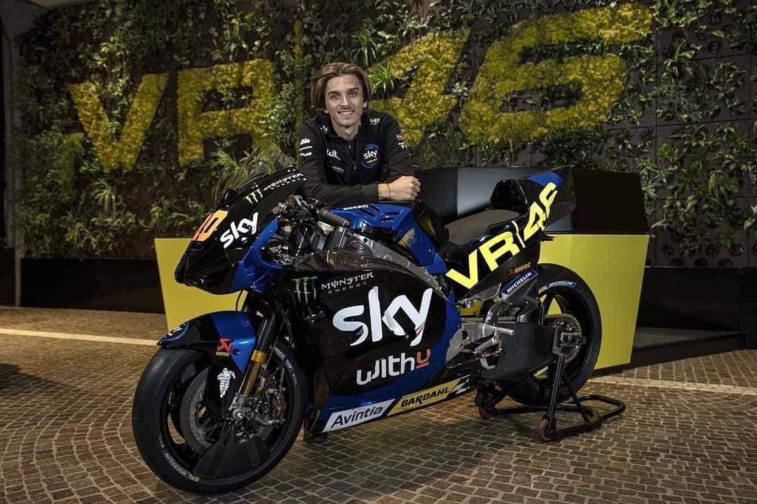 Luca Marini在今年帶來大家期待已久的VR46車隊塗裝進軍MotoGP