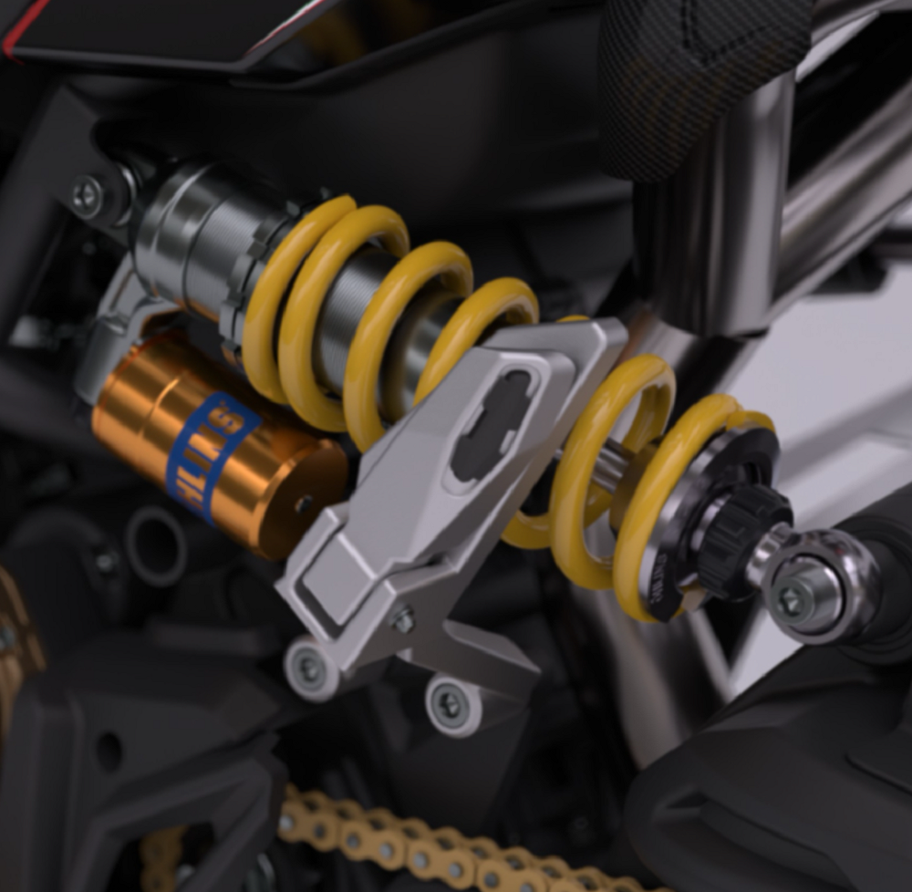 限量版的車型擁有著更加豪華的精品配備，如Ohlins的前後避震器