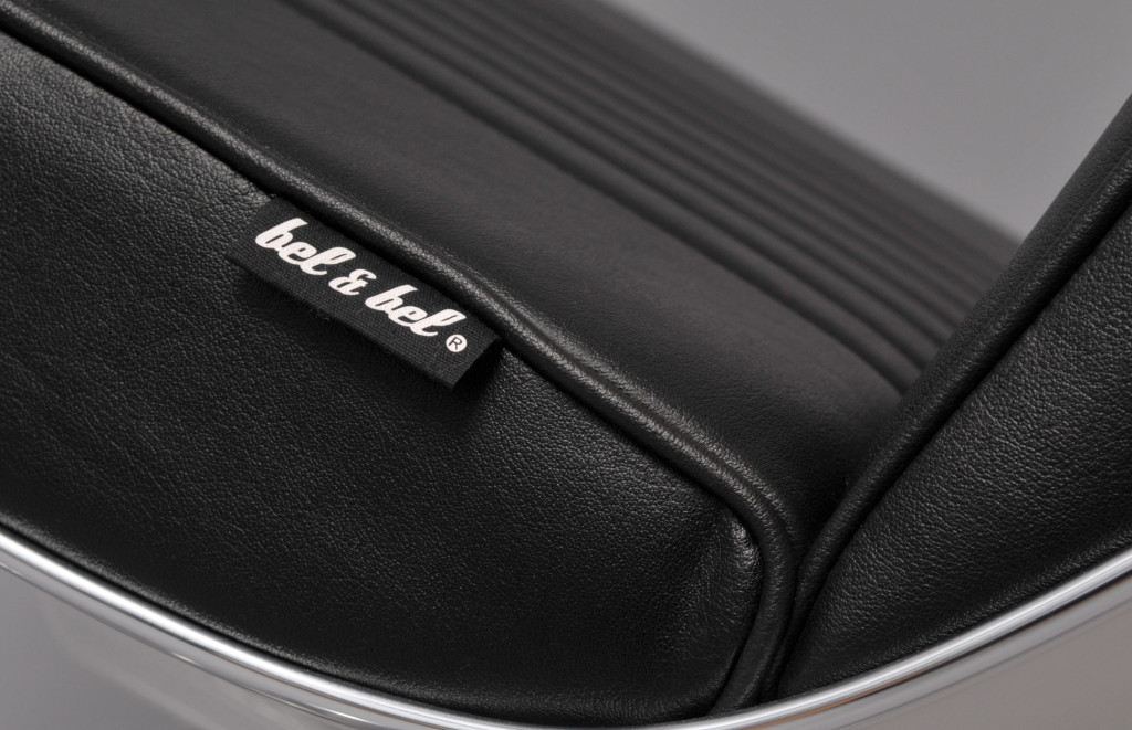 皮革旁會繡上 BEL&BEL 公司標籤