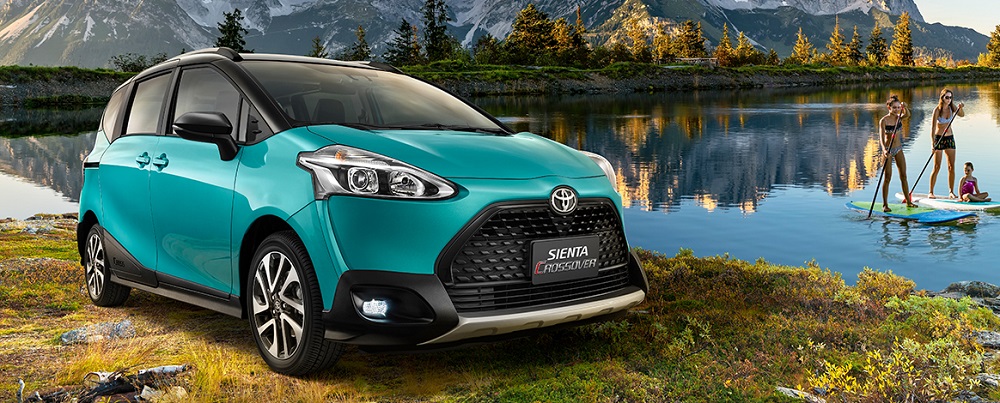 2020年，Toyota推出Sienta Crossover進行了小改款