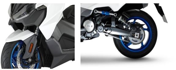 倒立前叉配上後側邊單置6段多連桿懸吊