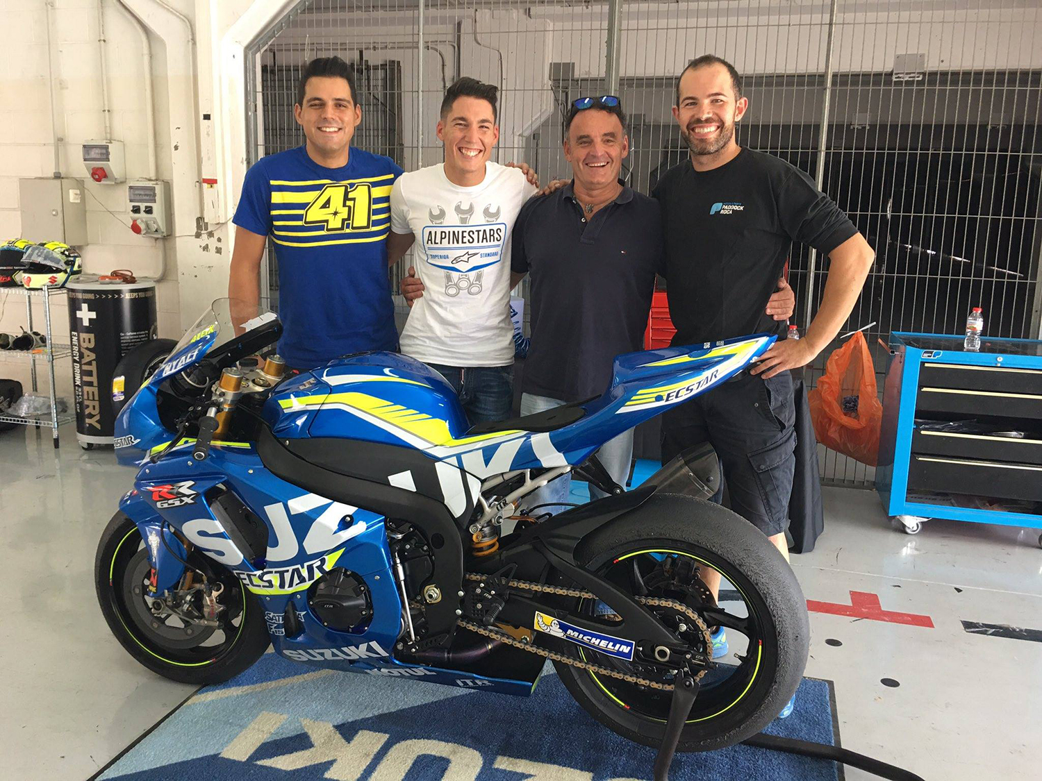 Aleix Espargaró過去用改裝碳纖維碟盤和光頭胎的GSX-R1000就曾經被FIM警告過