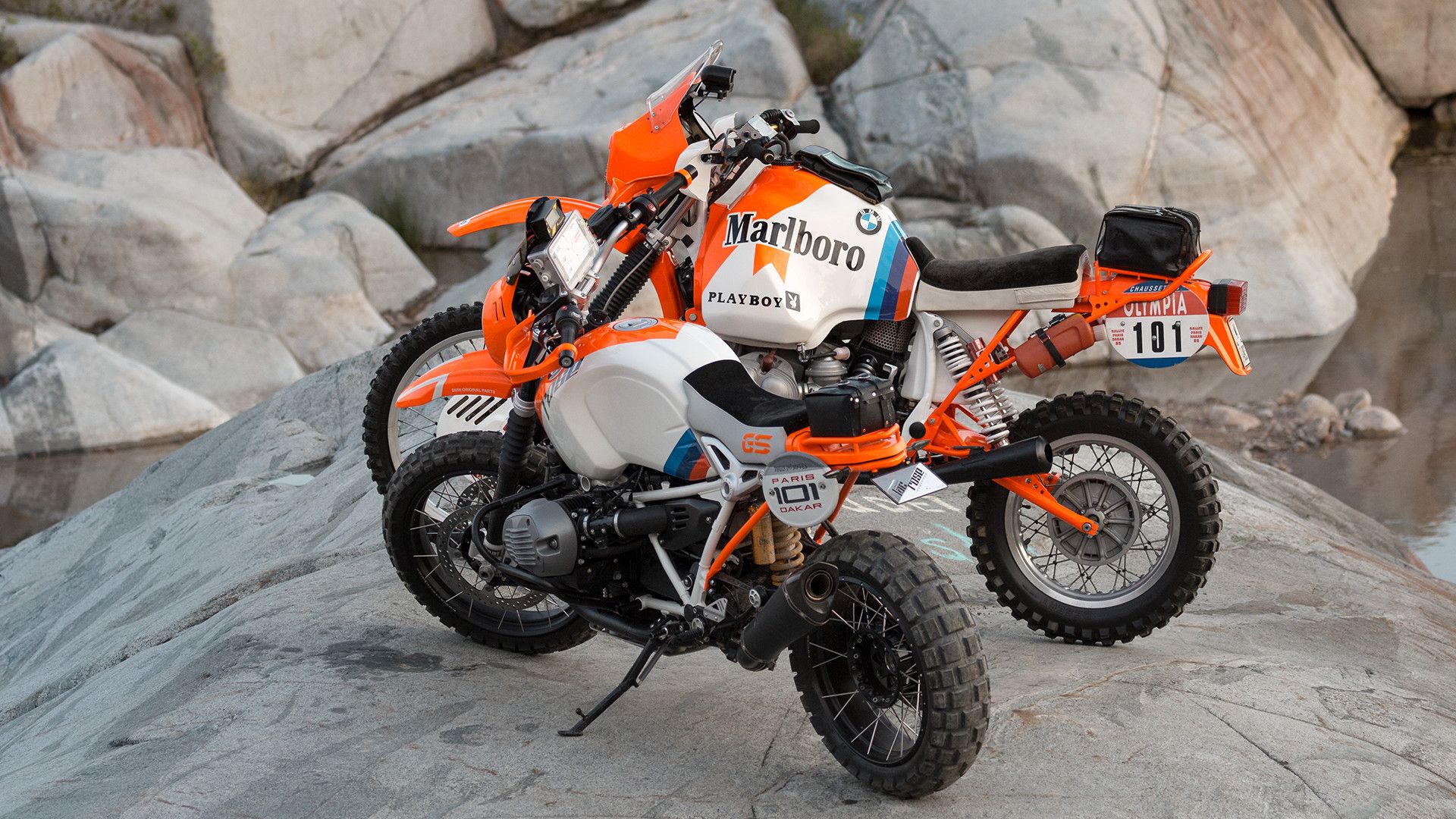 80年代戰績十分輝煌的R80 GS與R nineT Lac Rose。