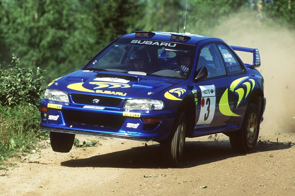 Suabru Impreza 22B TSI在1997年的WRC奪冠之後,奠定了他們在拉力賽的定位