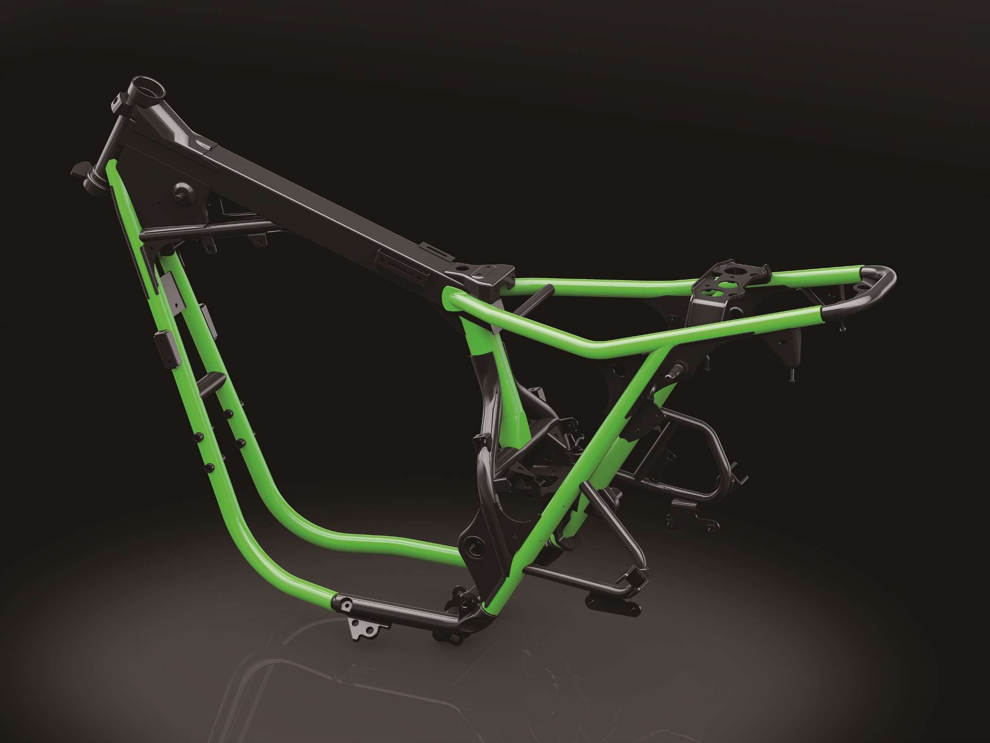 41mm的前叉以及雙槍後避震,讓W800維持了復古的外觀,加上偏硬朗的調教設定,也會讓車子騎起來更有復古味