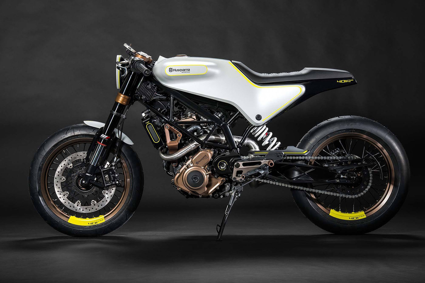 2014年米蘭車展上展出的概念車 Husqvarna VITPILEN 401