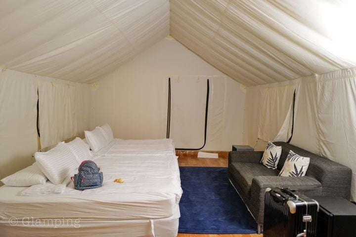 本次選擇的房型為四人房,房間內除了電視外應有盡有 photo by 翩翩泰安